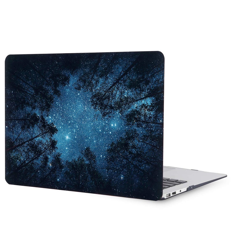 iDonzon Case for MacBook Air 13 inch M1 A2337 A2179 A1932 2022 2021-2018 Release, Soft-Touch Plastic Hard Cover & Keyboard Cover Compatible Mac Air 13.3 with Retina Display Touch ID, Forest Starry - Image 5